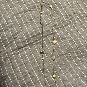 Liz Claiborne Gold and rhinestone necklace